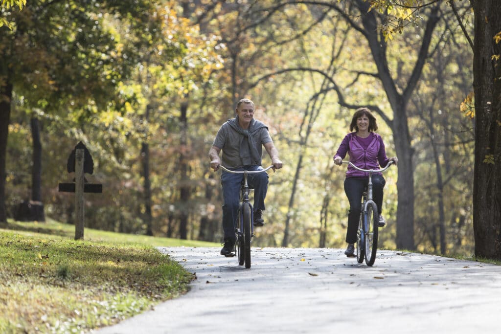 Biking Dogwood Nature Park